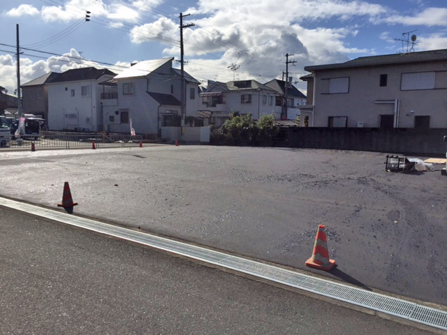 写真：大阪府堺市神野町タイムズ駐車場整備工事